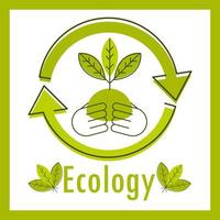 carta ecologia e ambiente vettore