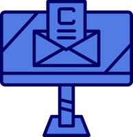 icona di vettore di posta elettronica
