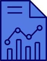 statistiche carta vettore icona