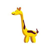 giraffa giocattolo per bambini vettore