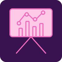 statistiche presentazione vettore icona