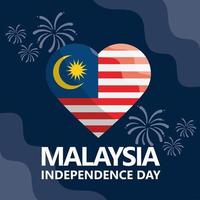 manifesto dell'indipendenza della Malesia vettore