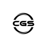 cgs lettera logo disegno, ispirazione per un' unico identità. moderno eleganza e creativo design. filigrana il tuo successo con il Impressionante Questo logo. vettore