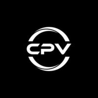 cpv lettera logo disegno, ispirazione per un' unico identità. moderno eleganza e creativo design. filigrana il tuo successo con il Impressionante Questo logo. vettore