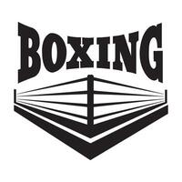 boxe squillare icona logo vettore design modello