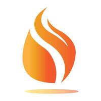 fuoco icona logo vettore design modello