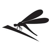 libellula icona logo vettore design modello