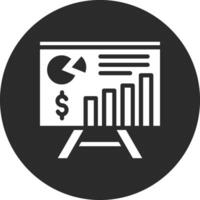 bilancio presentazione vettore icona