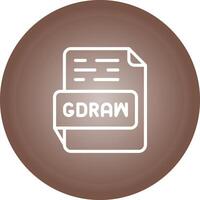 gdraw vettore icona