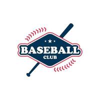 logo del club di baseball vettore