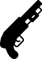 corto pistola vettore icona