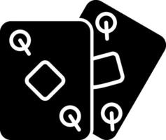 poker carte vettore icona