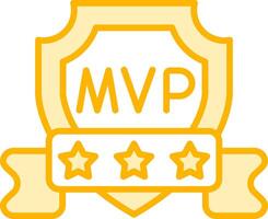 mvp vettore icona