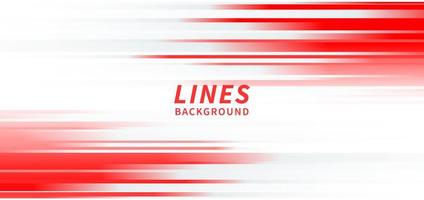 linee orizzontali astratte strisce rosso chiaro su sfondo bianco. vettore