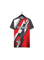 vettore futuristico astratto sfondo modello per sport maglia design