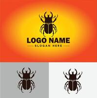 scarafaggio logo vettore arte icona grafica per azienda marca attività commerciale logo modello