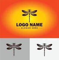 libellula logo vettore arte icona grafica per azienda marca attività commerciale icona libellula logo modello