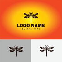 libellula logo vettore arte icona grafica per azienda marca attività commerciale icona libellula logo modello