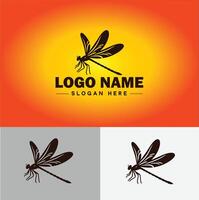 libellula logo vettore arte icona grafica per azienda marca attività commerciale icona libellula logo modello