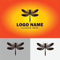 libellula logo vettore arte icona grafica per azienda marca attività commerciale icona libellula logo modello