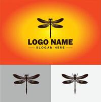 libellula logo vettore arte icona grafica per azienda marca attività commerciale icona libellula logo modello