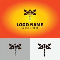 libellula logo vettore arte icona grafica per azienda marca attività commerciale icona libellula logo modello