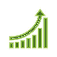 diagramma delle statistiche economiche vettore