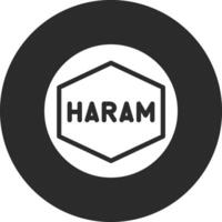 haram vettore icona