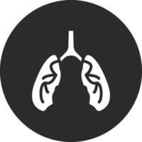 polmoni vettore icona