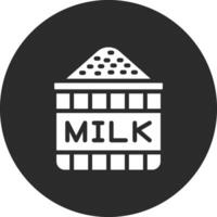 latte polvere vettore icona