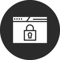 sito web sicurezza vettore icona