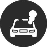 rotto auto vettore icona