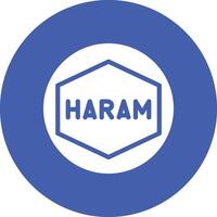 haram vettore icona