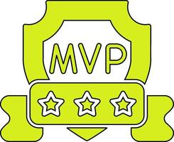 mvp vettore icona