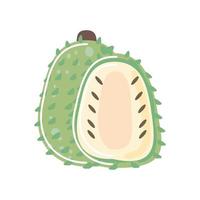 soursop icona di frutta fresca stile isolato vettore