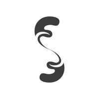 creativo astratto lettera fs logo design. connesso lettera sf logo design. vettore