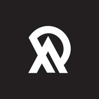 iniziale lettera RA logo o ar logo vettore design modelli