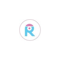 r o rr logo e icona design vettore