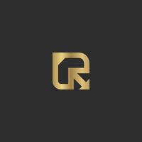 r o rr logo e icona design vettore