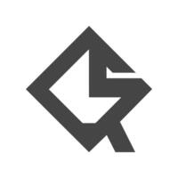 iniziale qs lettera logo con creativo moderno attività commerciale tipografia vettore modello. creativo astratto lettera mq logo design.