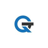 iniziale lettera qg logo o gq logo vettore design modello