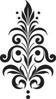 capriccioso fiori vettore emblema design fiorire sinfonia decorativo floreale icona