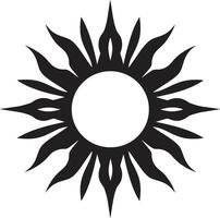 luce del giorno danza sole emblema solare scintilla sole logo icona vettore