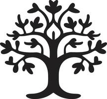 nature eleganza edera quercia vettore illustrazione verdeggiante serenità iconico edera quercia simbolo