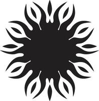 solare firma sole emblema design raggiante globo sole simbolo vettore