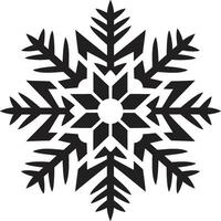 glaciale bellezza illuminato vettore logo design i fiocchi di neve grazia svelato iconico emblema icona