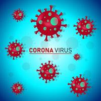 vettore di virus corona