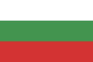 Bulgaria bandiera nazionale emblema grafico elemento illustrazione vettore