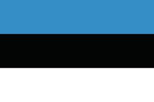 Estonia bandiera nazionale emblema grafico elemento illustrazione vettore