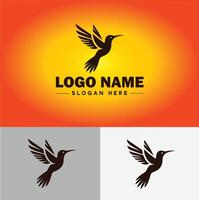 colibrì logo vettore arte icona grafica per azienda marca attività commerciale icona colibrì logo modello